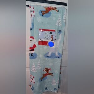 Holiday Fleece Throw Blanket